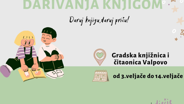 Darujte slikovnice i knjige za djecu u Gradsku knjižnicu i čitaonicu Valpovo